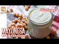 Mayonesa elaborada con garbanzo, !Sin huevo! - Cocina Vegan Fácil