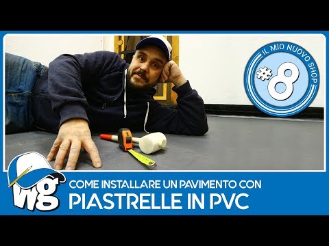 Come installare piastrelle in PVC