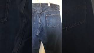 Vintage Levi's 501 Men's Button Fly Denim Blue Jeans #levis #buttonfly #vintagedenim