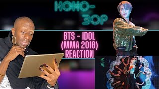 EX-BALLET DANCER REACTS to BTS - IDOL (MMA 2018)