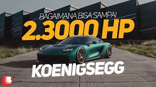 How Does Koenigsegg Make Its Engine Produce 2300 HP??