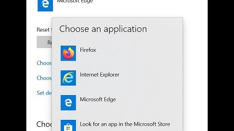 Change Windows default browser from Edge to Firefox