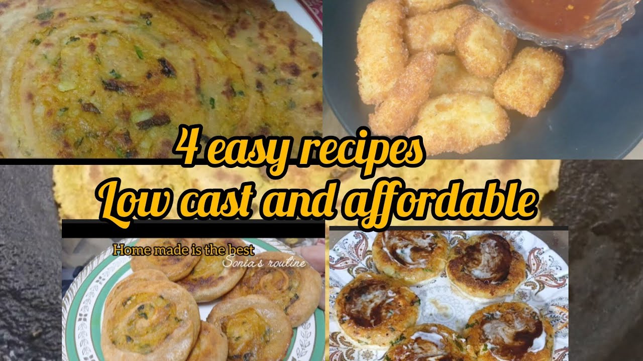 4 easy snakes in one video made with potatoes and bread 