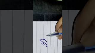 How To Write In English Alphabet Cursive Capital & Small Letters Dd