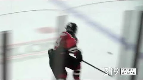 PJHL - Steven Holmes mishap missing an empty net