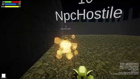 Game prototyping - Early sound effect pass [Project Aria]