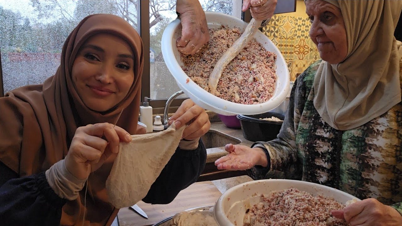 حماتي تعلمني طبخة الكروش الفوارغ(المصارين) 🫢