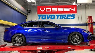 2021 Acura TLX ASpec  Vossen Staggered HF5 | Toyo Tires | BC Coilover Height Adjusts (Episode 3)