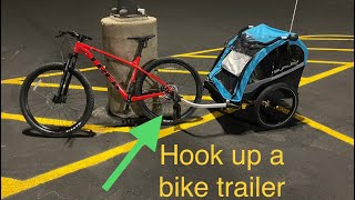 How to Hook up a bike trailer, Burley D&#39; Lite X