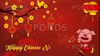Chinese New Year 05 - Virtual Green Screen Background Loop