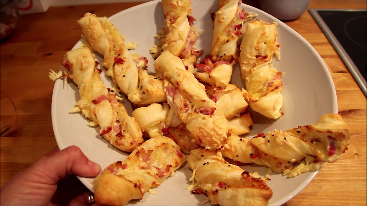 Blätterteigstangen mit Schinken-Käse | auch glutenfrei | schnell ... Blätterteigstangen mit Schinken-Käse | auch glutenfrei | schnell ...