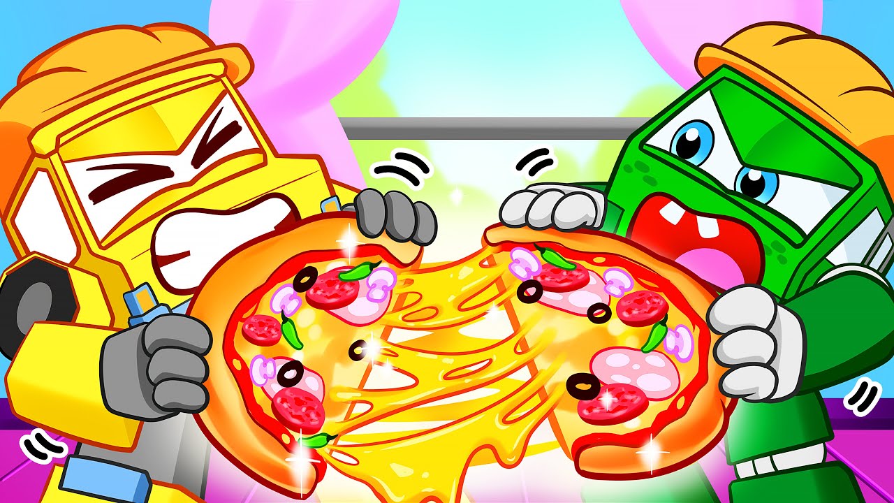 Aprenda a compartir  ❤️ Sharing is Caring | Kids Songs And Nursery Rhymes | RoboSquad