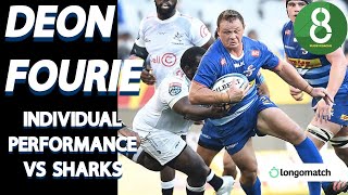 DEON FOURIE VS SHARKS | INDIVIDUAL PERFORMANCE