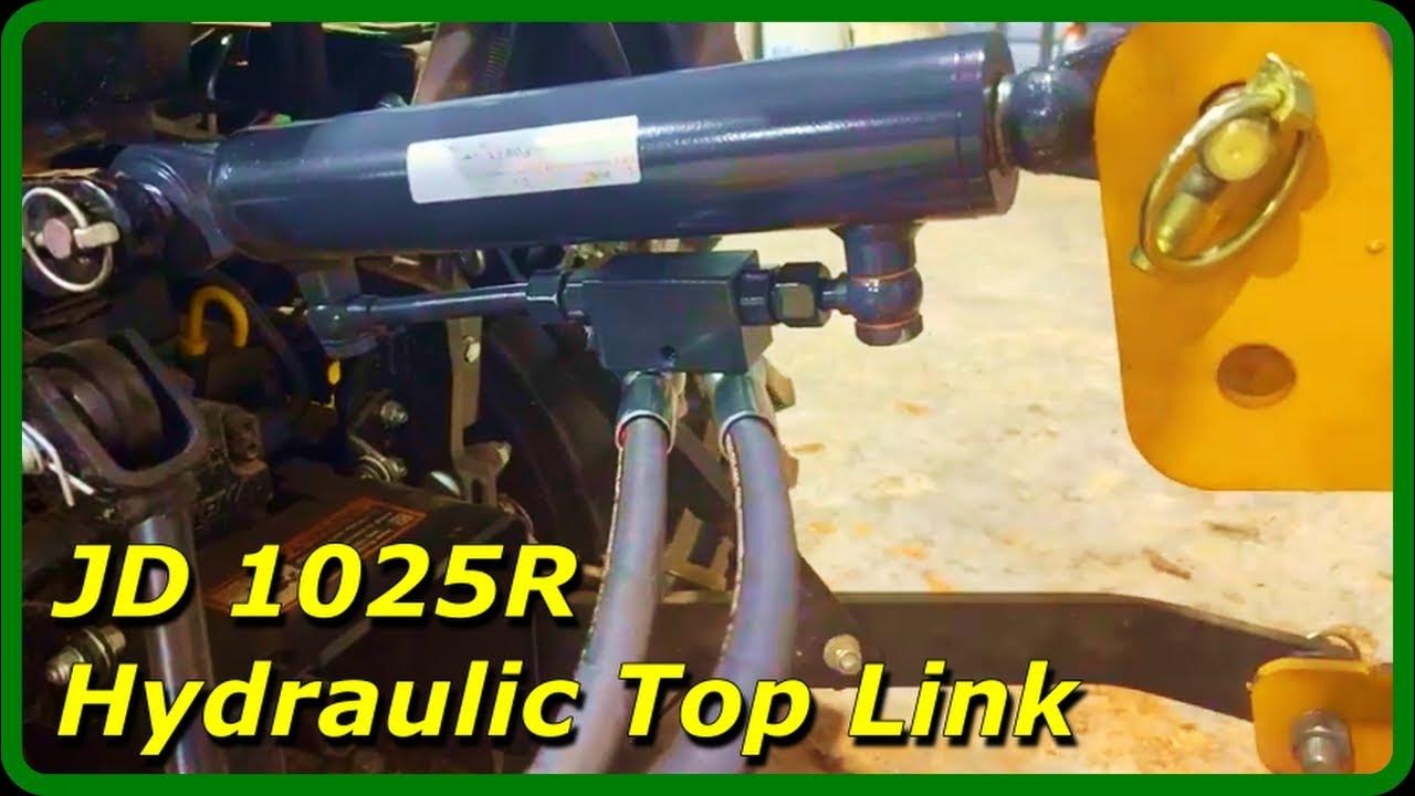 1025r Hydraulic Top Link ideal configuration YouTube
