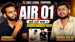 Follow These Steps and Your Selection Is Guaranteed | AIR 08 SSC CHSL | Full Interview ft. Abhish...