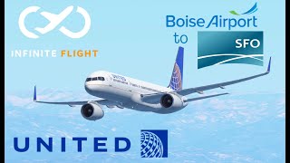 Infinite Flight| United Airlines| Boeing 757-200| BOI-SFO| Full Flight