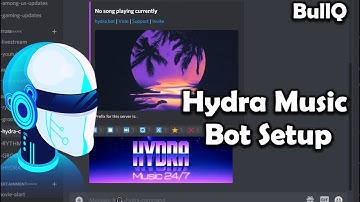 Hydra music bot setup. HYDRA bot. Discord bot. BullQ