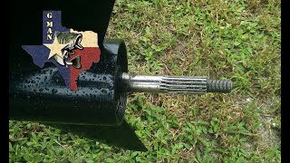 Bent Propeller Shaft Repair