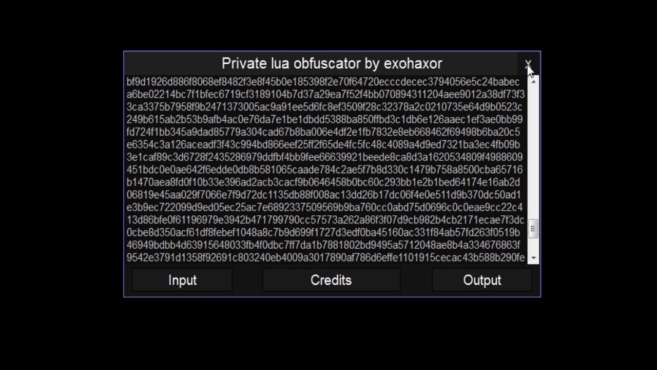 Private Lua Obfuscator By Xeome - iron brew roblox obfuscator