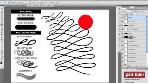 Adobe Photoshop CS5 - Using The Brush Panel and Using a Tablet Part 1