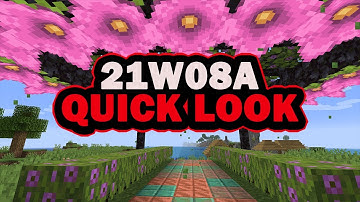 21W08A Quick Look - Minecraft 1.17 Cave and Cliffs Snapshot
