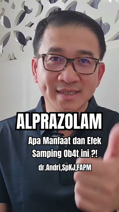 ALPRAZOLAM apa manfaat dan efek samping obat ini? Video lengkap di beranda #alprazolam #anxiety