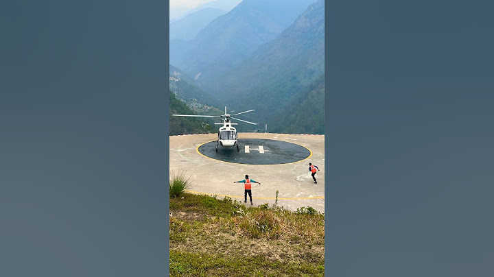 VT-GVF | Helicopter landing at Phata helipad #airport #aviation #travel #trending