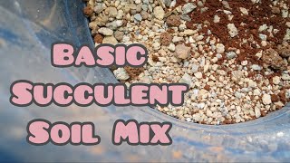 || HOW TO MAKE YOUR OWN SUCCULENT SOIL || BASIC SUCCULENT SOIL MIX ||