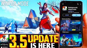 BGMI 3.5 UPDATE NOT SHOWING IN PLAY STORE😢HOW TO UPDATE 3.5 IN BGMI😍 3.5 VERSION UPDATE IN BGMI🥰