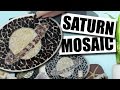 Glass Mosaic - Saturn Glass Mosaic - Saturn