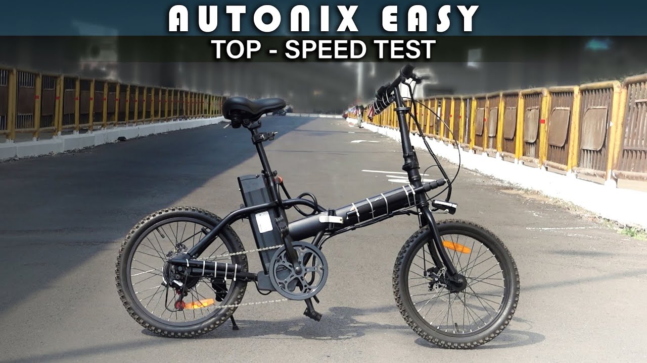 Autonix Easy - TOP SPEED Test How FAST can this TINY E-Bike go?