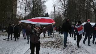 Мороз не помеха - Минск снова вышел на протест. Марш народного обвинения, 13.12.2020