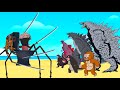 Rescue TEAM Godzilla &amp; KONG From Skibidi Toilet 1- 65 ALL Seasons | Godzilla Cartoon Compilation