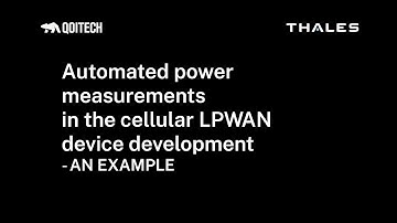 Automated #powermeasurements in cellular #LPWAN device development