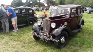 Morris Register National Rally 2016.  Class 3, Morris Eight Series 1 and 2 Saloons.