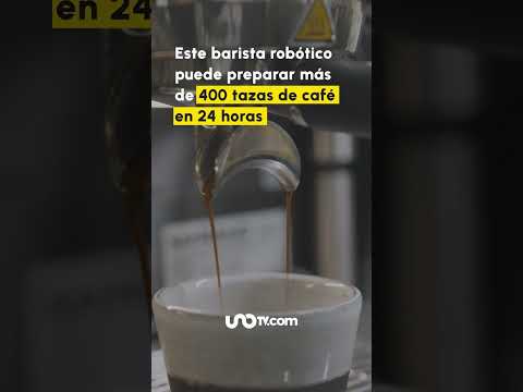 El increíble robot de última generación que prepara café en el MWC 2023