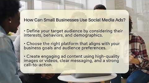 How Can Small Businesses Use Social Media Ads? - Everyday-Networking