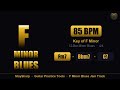F Minor Blues Metronome Play Along | 85 BPM | 12-Bar Minor Blues | Stay Sharp Guitar