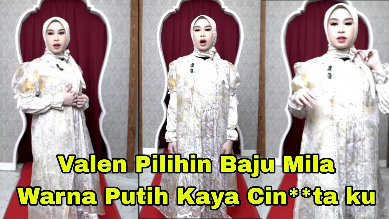 BAJU MILA DI PILIHIN VALEN, PUTIH SEPUTIH HATI UMI KATA VALEN