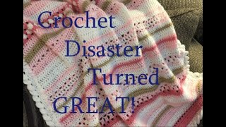 Crochet Disaster Turned GREAT! by sweetpetalstitchery 24,312 views 4 years ago 4 minutes, 34 seconds