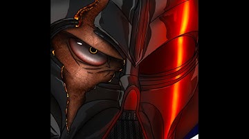 Darth Vader timelapse drawing