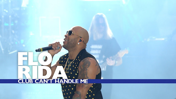 Club Can't Handle Me Live version - Live performance video thumbnail