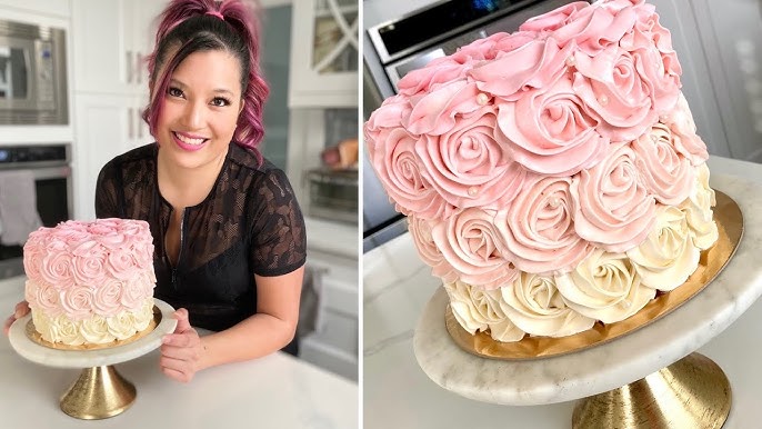 How To Make A Rosette Swirl Smash Cake Youtube How To Make A Rosette Swirl Smash Cake Youtube