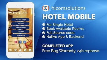 iOS Demo - Hotel Booking Mobile App Template, Script, Source Code for Sale