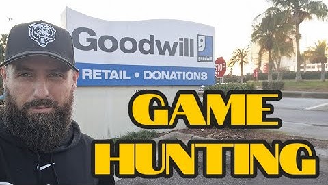 Game collecting at multiple Goodwill locations 