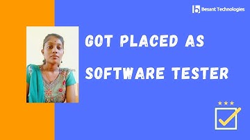 Besant Technologies OMR Placement Review | Vinodhini Got Placed in NMSWorks | Selenium Course OMR