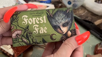 Forest Fae Oracle Deck ✨💚🌻🍄 Flip-Through Unboxing