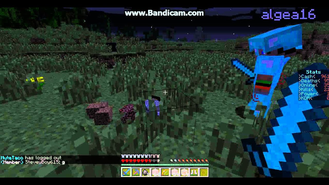 Minecraft PvP/w AlgeaGaming,Raid?