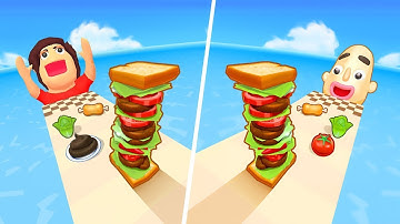 MAX LEVELS in Sandwich Runner 🍕➕🏐 All Levels Gameplay Walkthrough (Android, iOS) NEW UPDATE