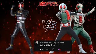 Request dari @ShowaUltraRider .Kamen rider super climax heroes (black vs Ichigo & v3).